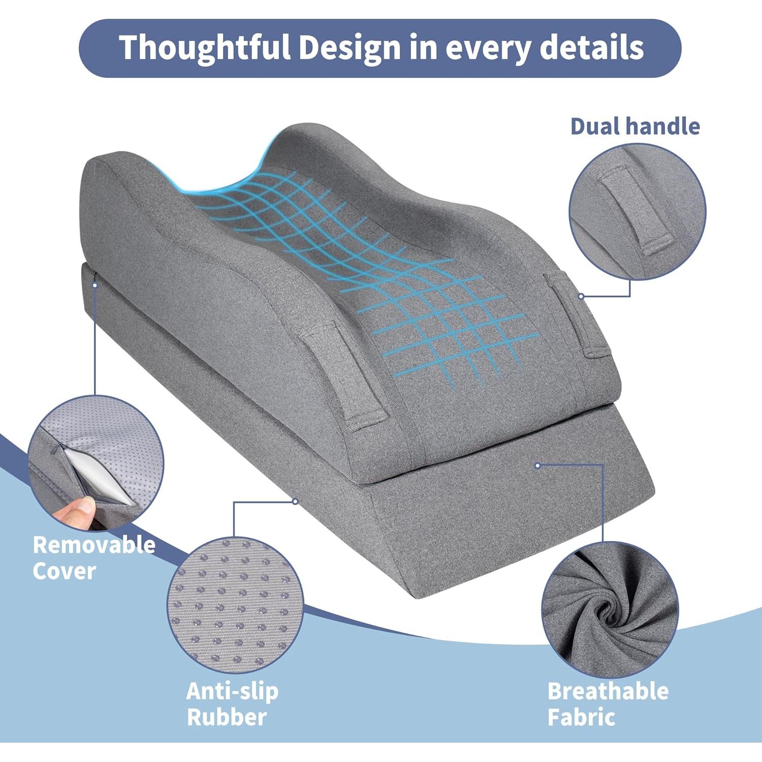 Almohada Elevadora de Piernas Itcozy LP4 Espuma Viscoelástica