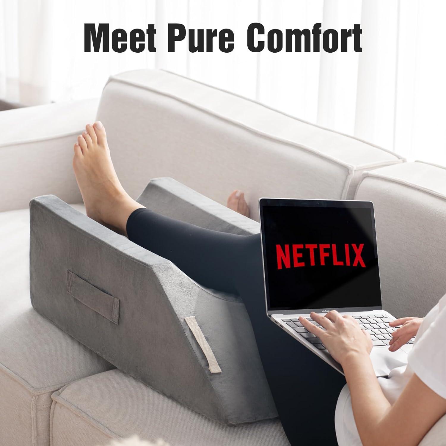 Almohada Elevadora para Pierna LightEase Espuma Viscoelástica