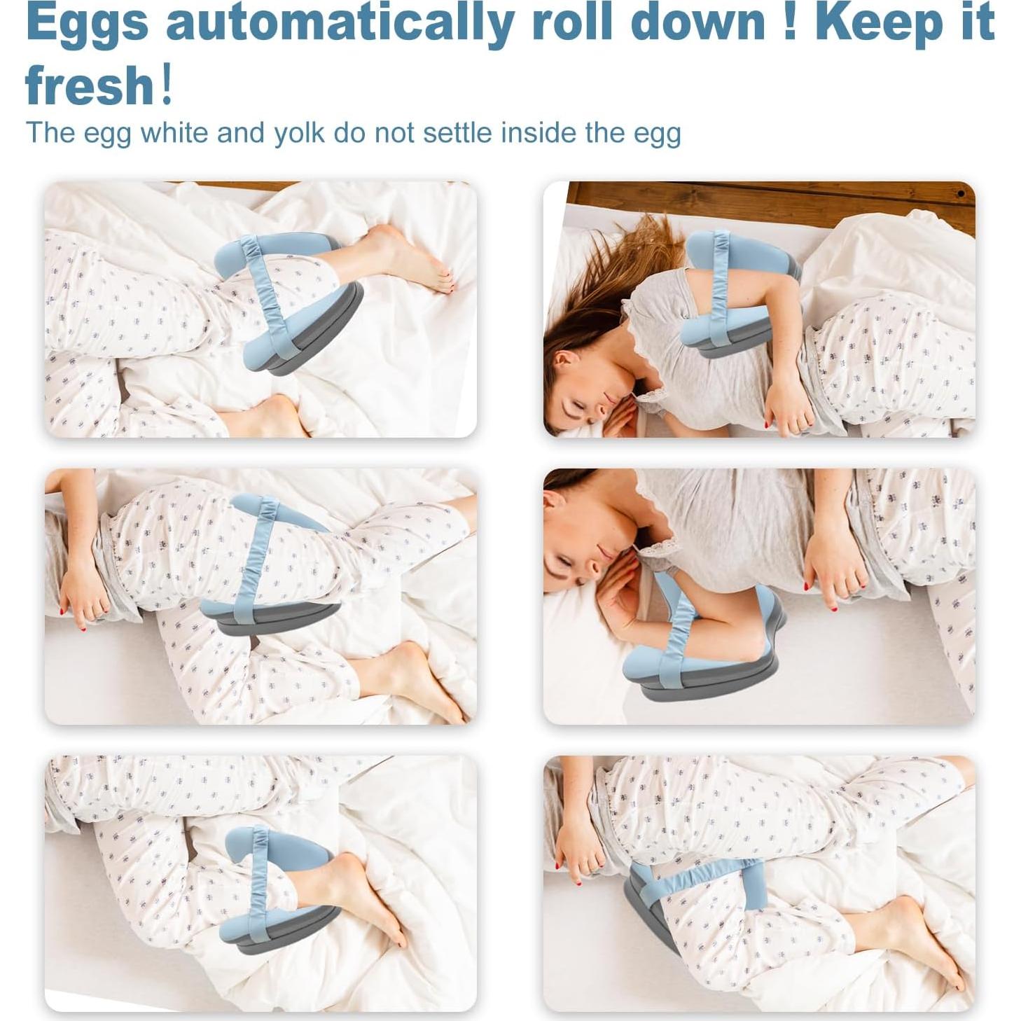 Almohada Ergonómica para Rodillas RQUXMT Azul Espuma Memoria