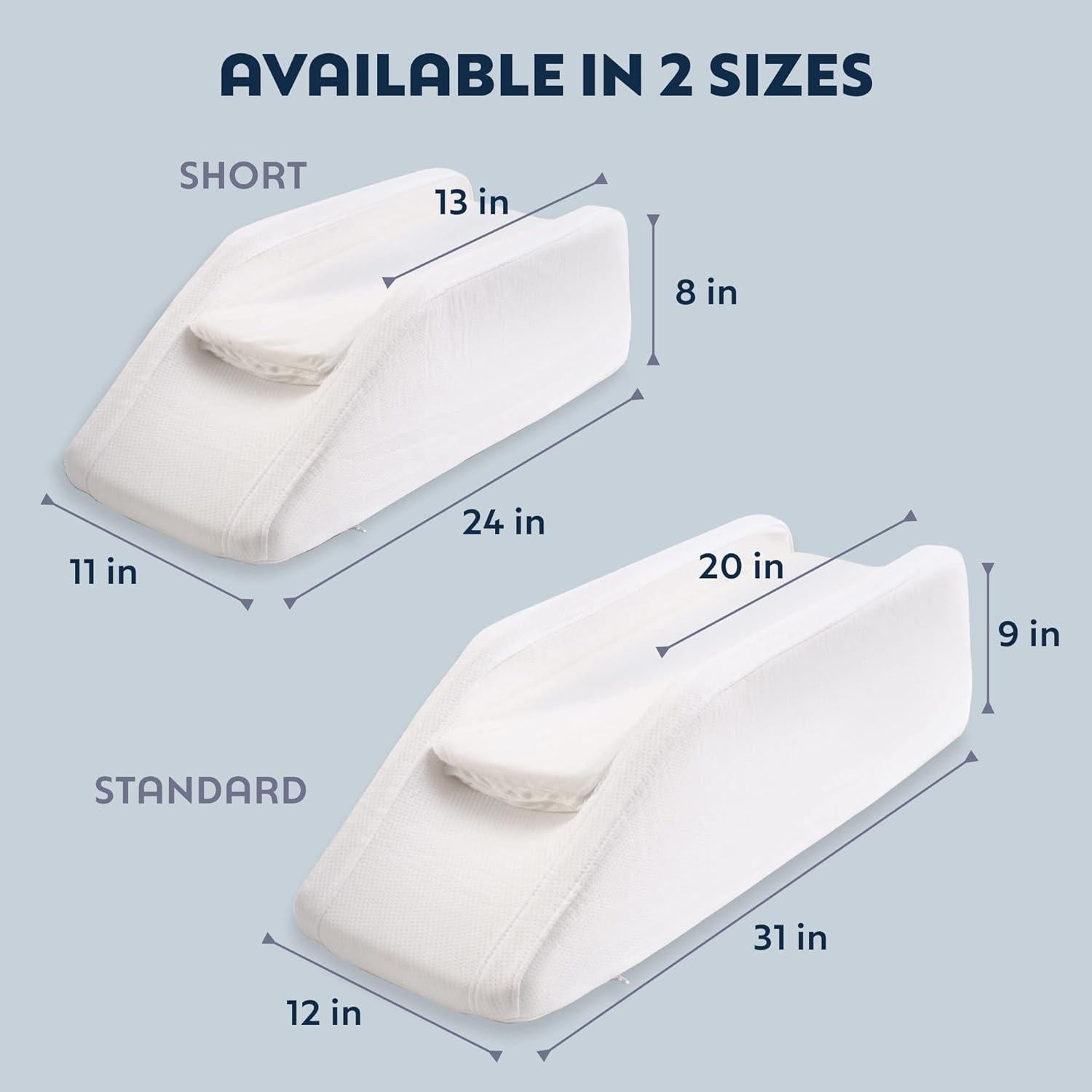 Almohada Elevadora de Pierna PureComfort Espuma Viscoelástica