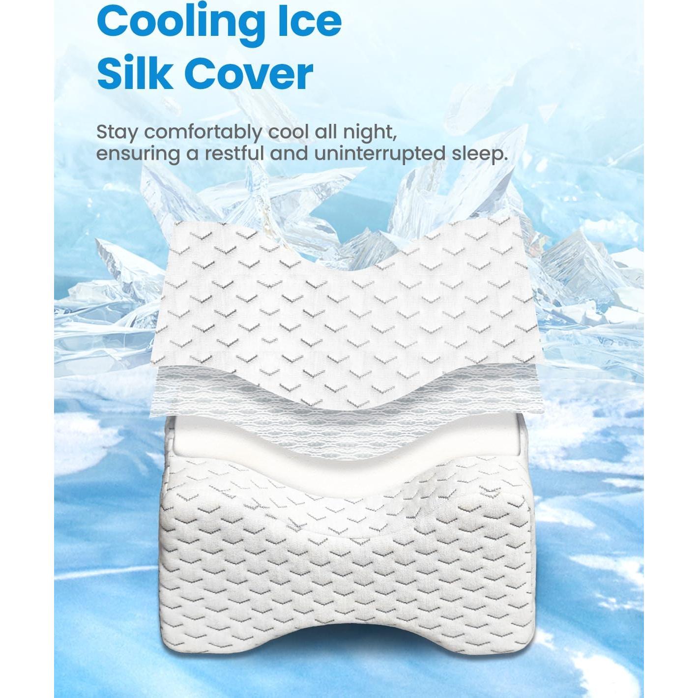 Almohada viscoelástica KOKIXEOT H para dormir de lado