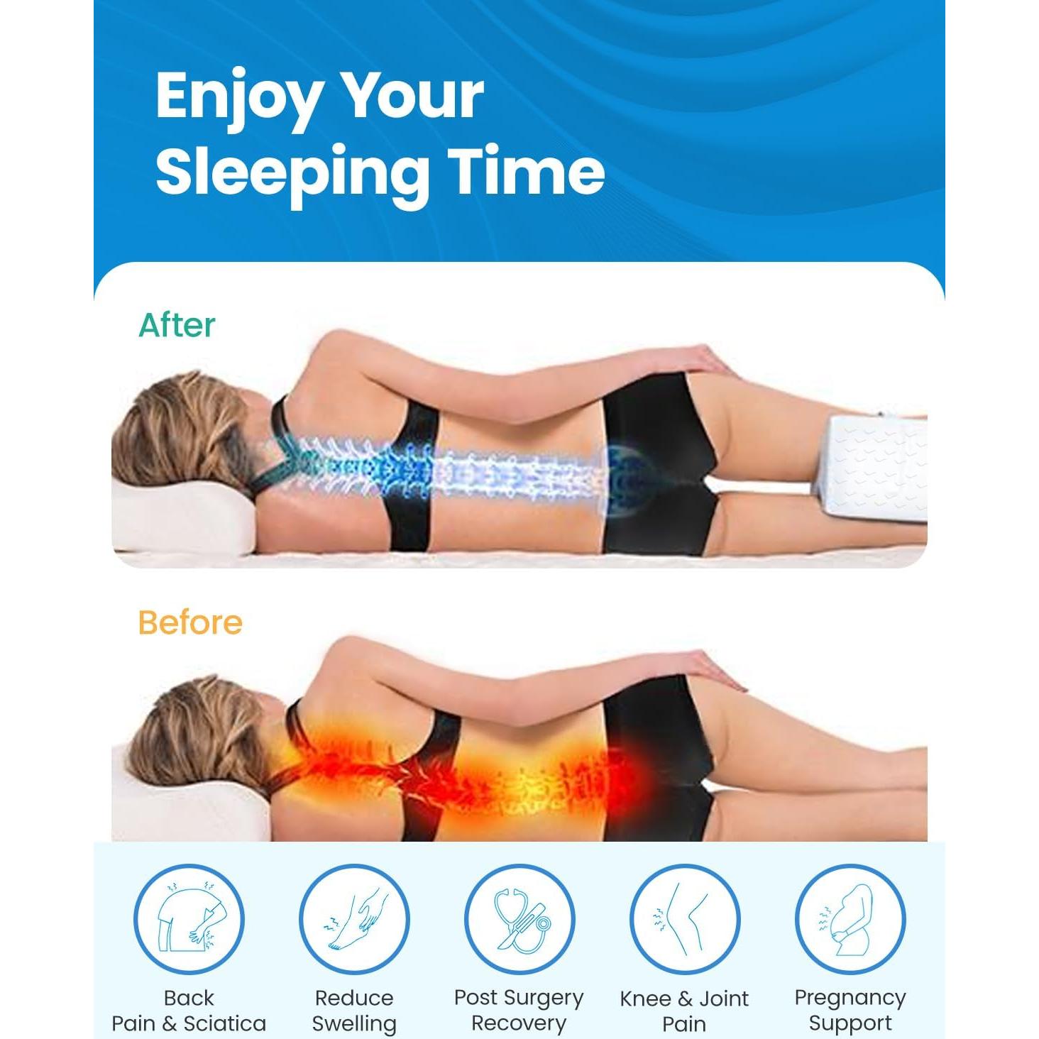 Almohada viscoelástica KOKIXEOT H para dormir de lado