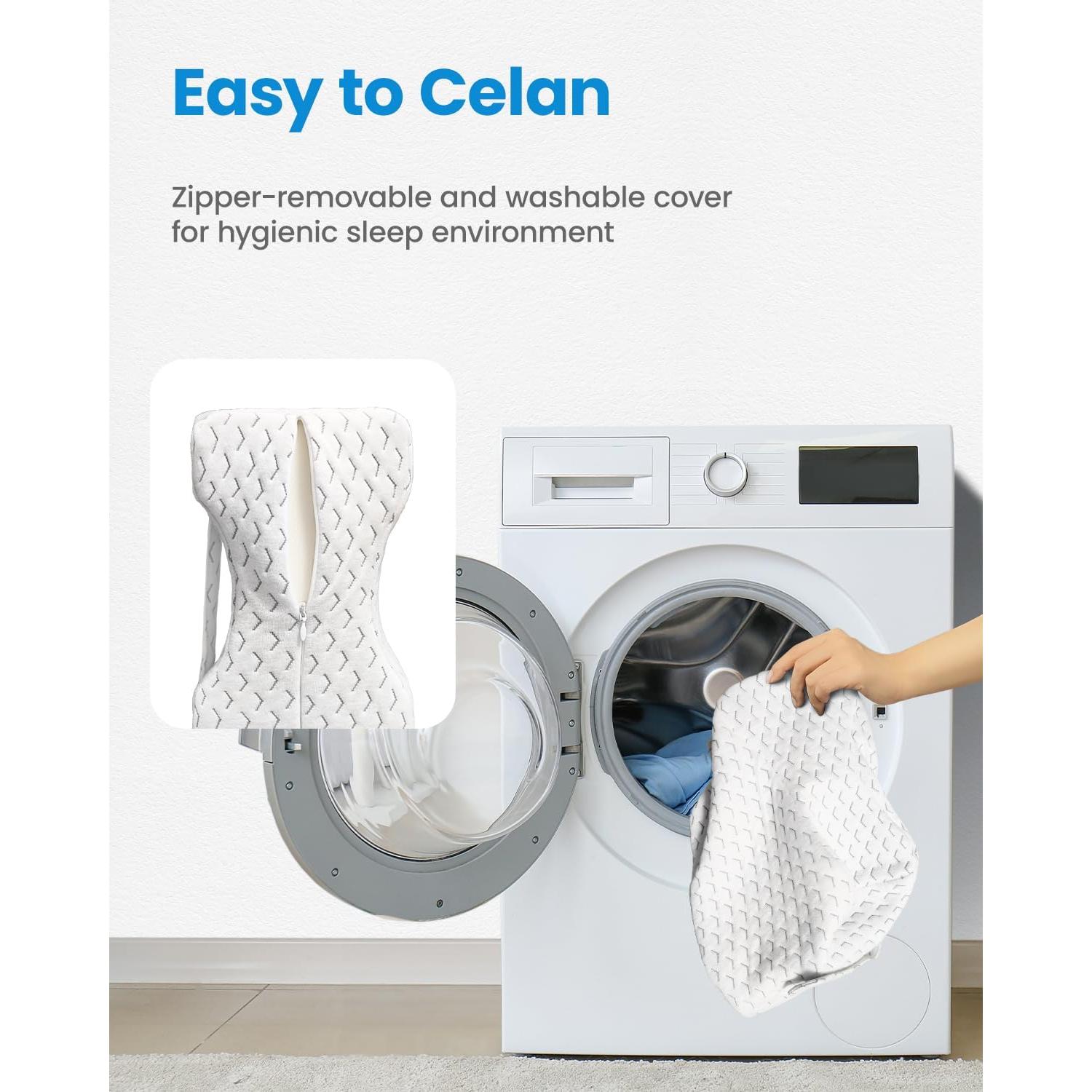 Almohada viscoelástica KOKIXEOT H para dormir de lado