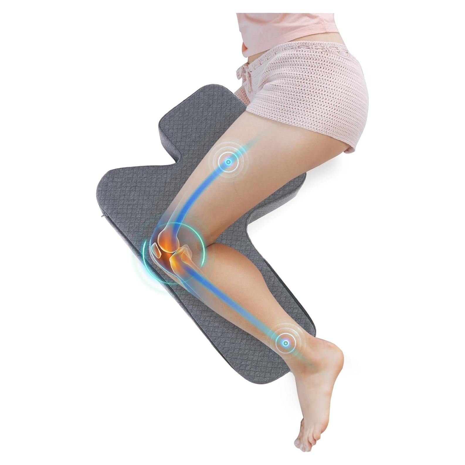 Almohada para Piernas HOMBYS Espuma Viscoelástica 17x26x10 cm