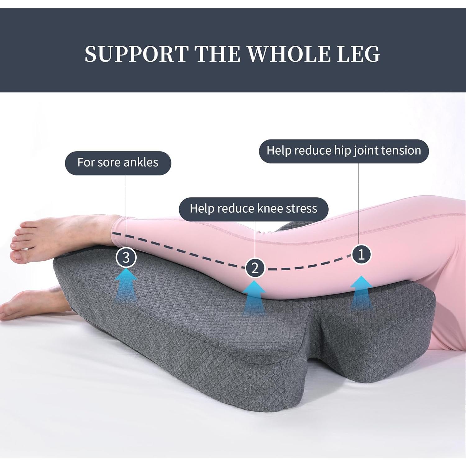 Almohada para Piernas HOMBYS Espuma Viscoelástica 17x26x10 cm