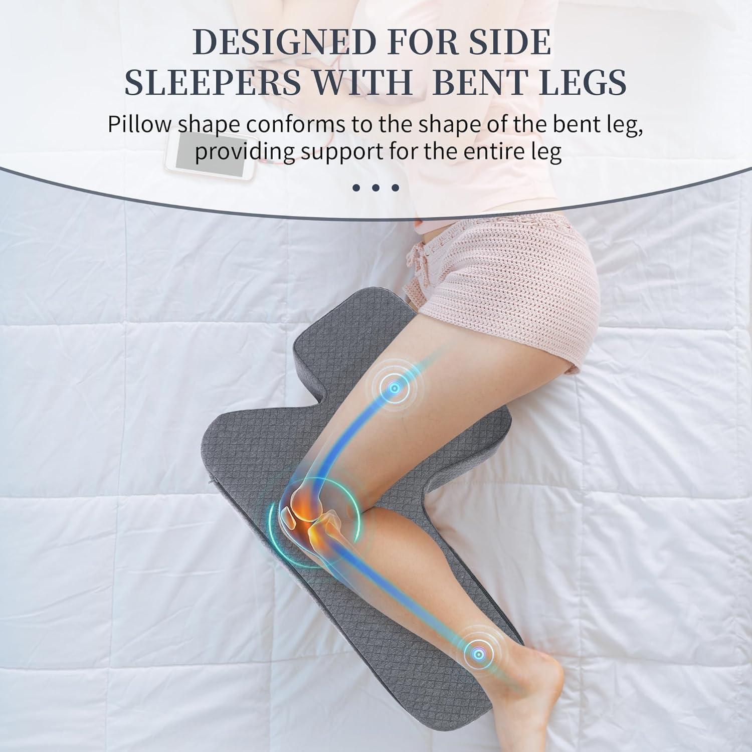 Almohada para Piernas HOMBYS Espuma Viscoelástica 17x26x10 cm