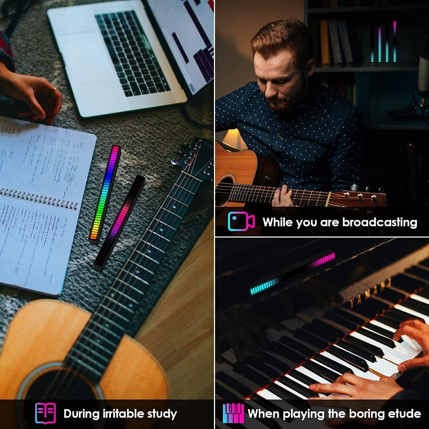 Luz de Ritmo Musical RGB Soulpunk 4 Pack Control APP