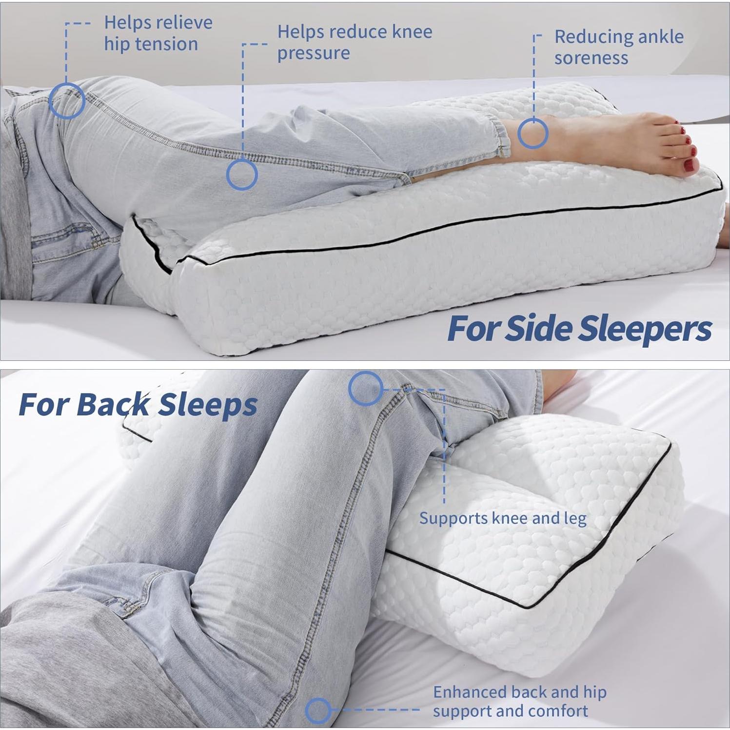 Almohada de Rodilla MABOZOO Espuma Viscoelástica 10.16 cm