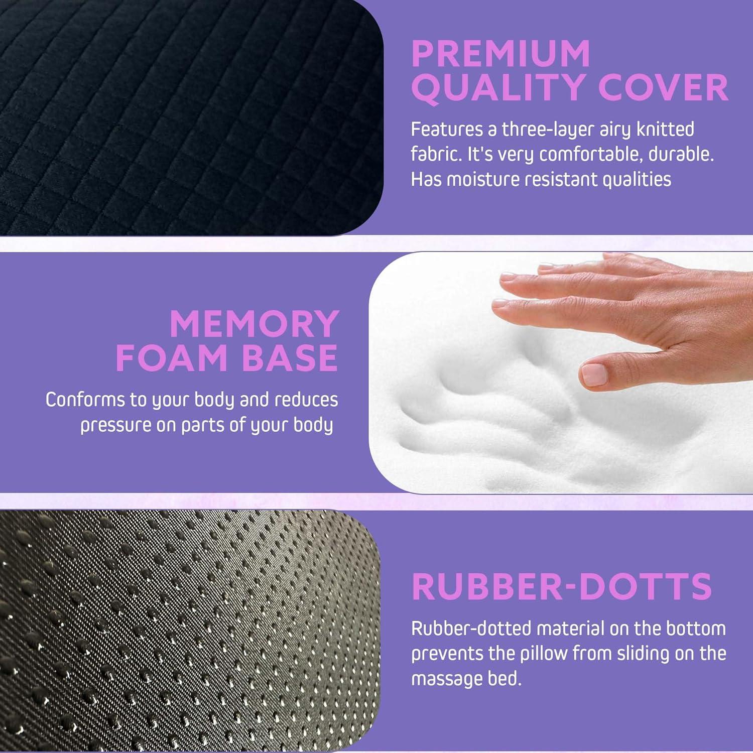 Cojín de Rodilla XOLLOZ Espuma Viscoelástica Negro