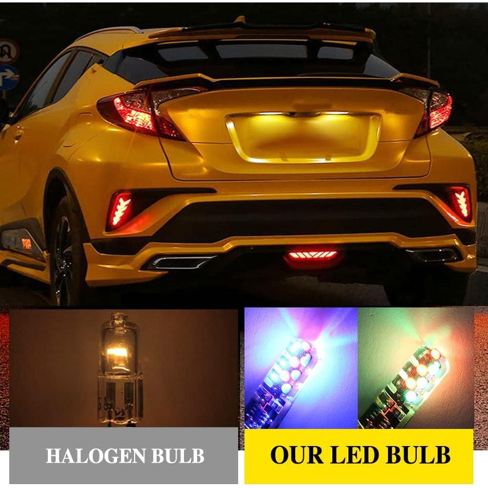 Bombilla LED T10 RGB OtpOutopa 2PCS 16 colores control remoto