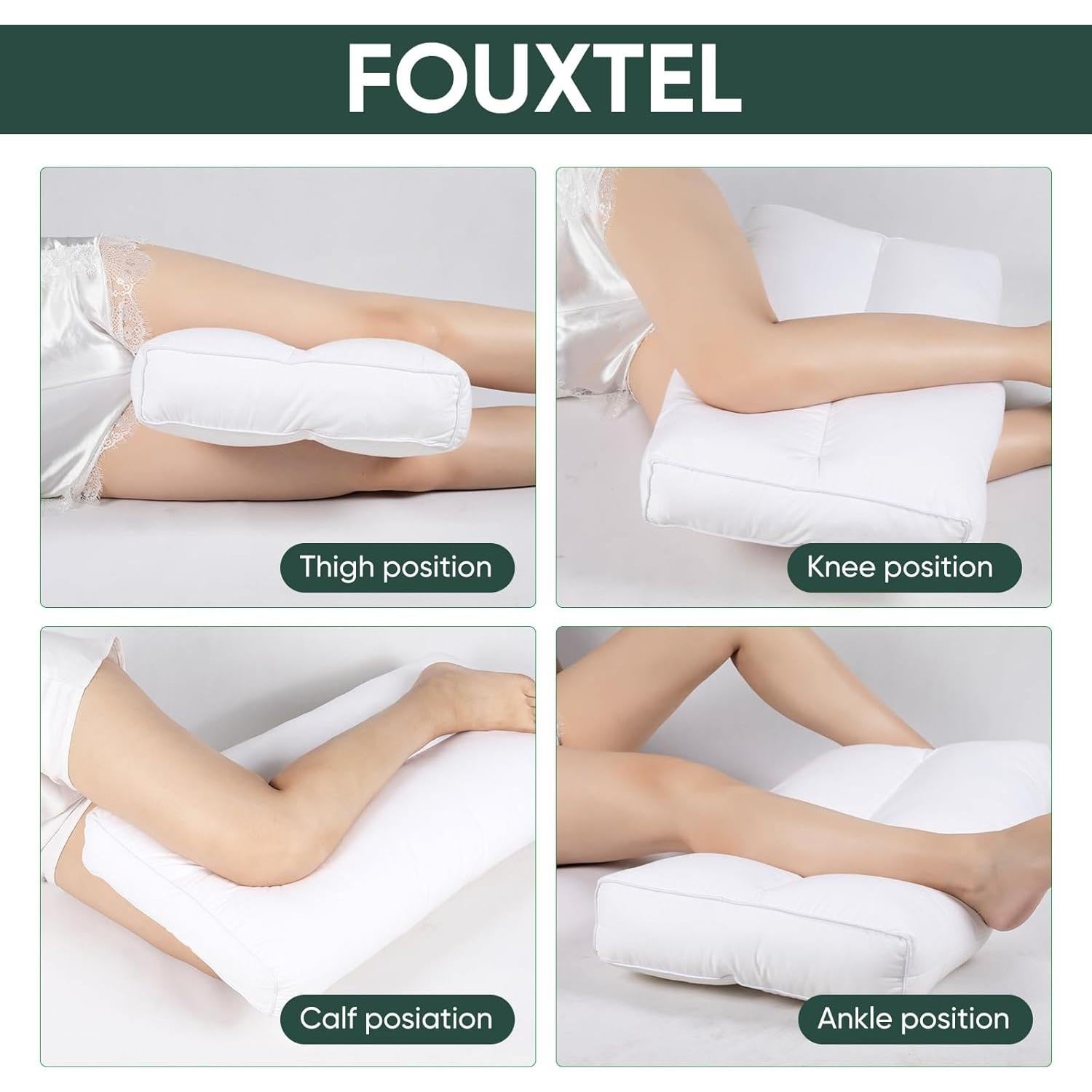 Cojín para Rodillas FOUXTEL 12.7 cm 100% Algodón para Dormir