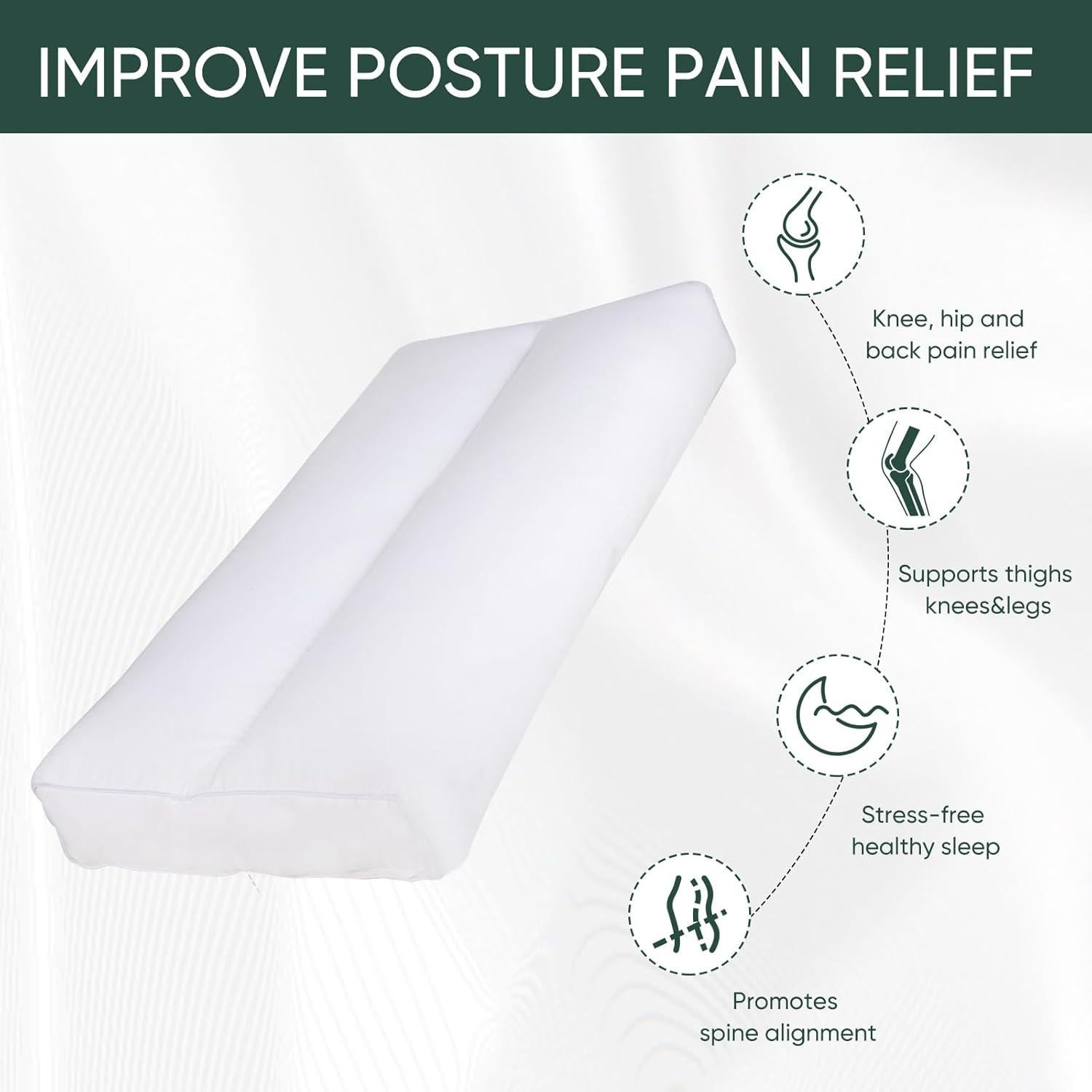 Cojín para Rodillas FOUXTEL 12.7 cm 100% Algodón para Dormir