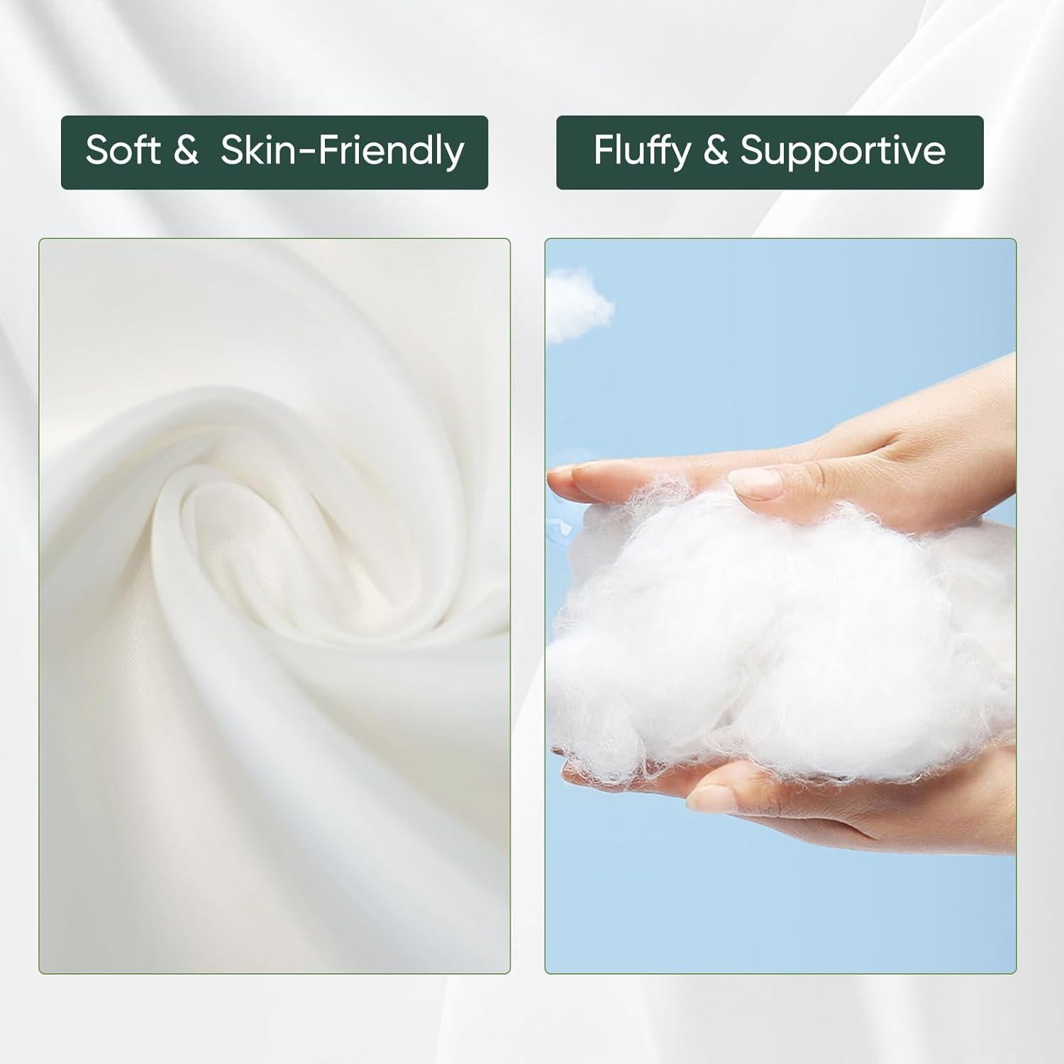 Cojín para Rodillas FOUXTEL 12.7 cm 100% Algodón para Dormir