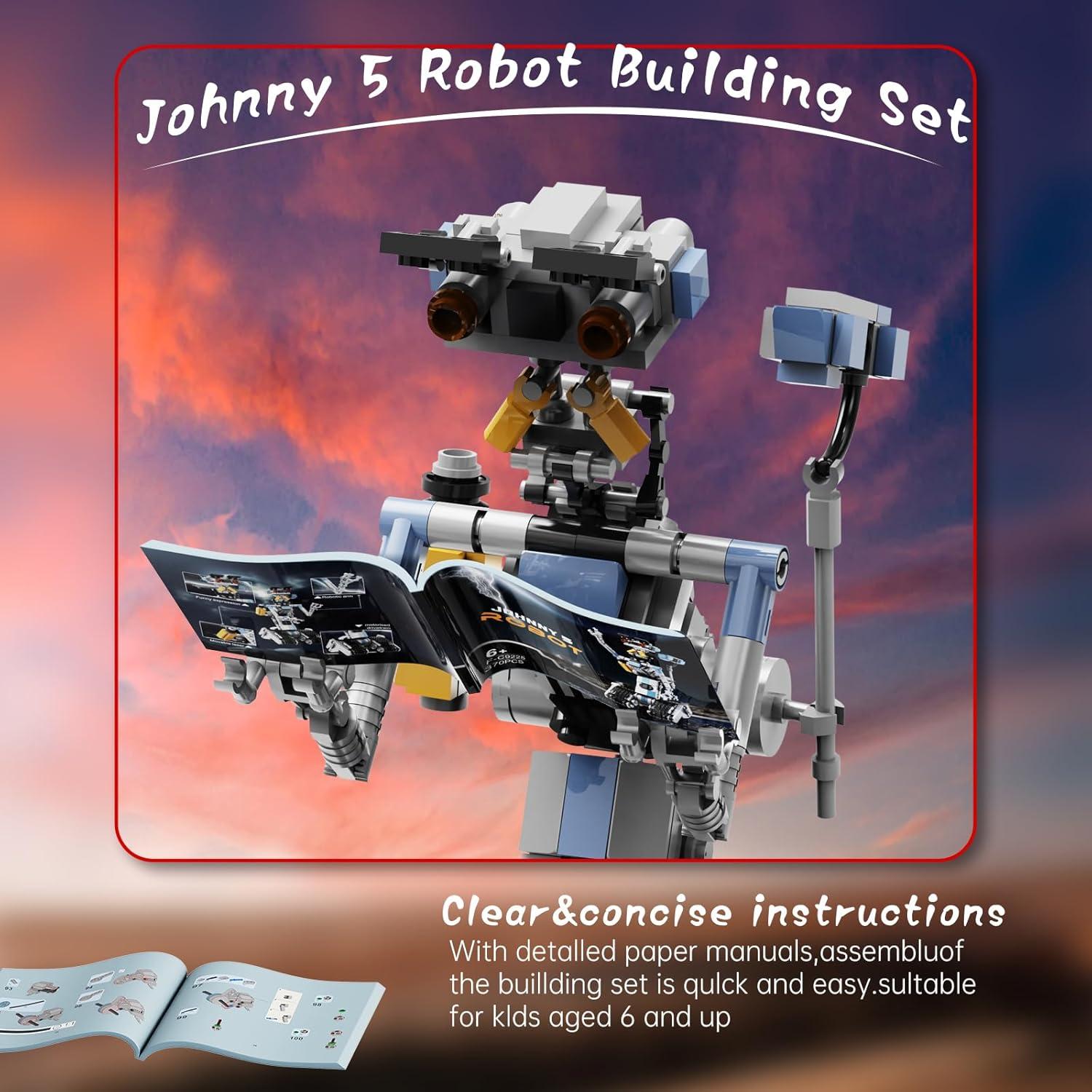 Juego de Construcción Robot Johnny 5 370 Piezas Educativo