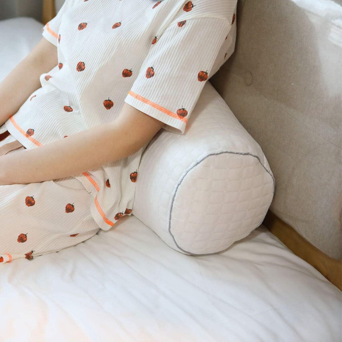 Almohada Cilíndrica Kingnex 50x20 cm con Funda Refrigerante