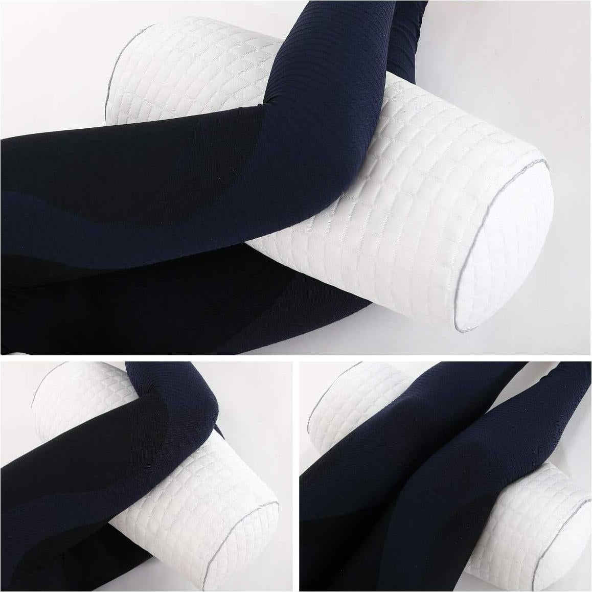 Almohada Cilíndrica Kingnex 50x20 cm con Funda Refrigerante