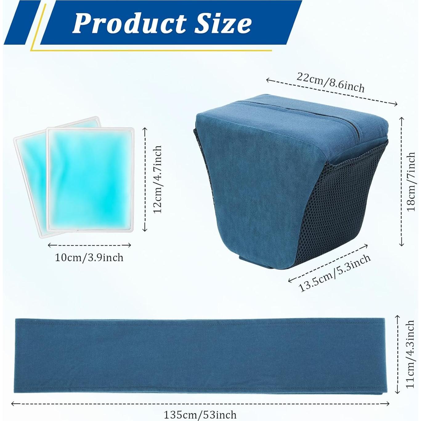 Wedge Knee Separator, Wheelchair Knee Position Pillow for Recovery from Hip Abduction Surgery