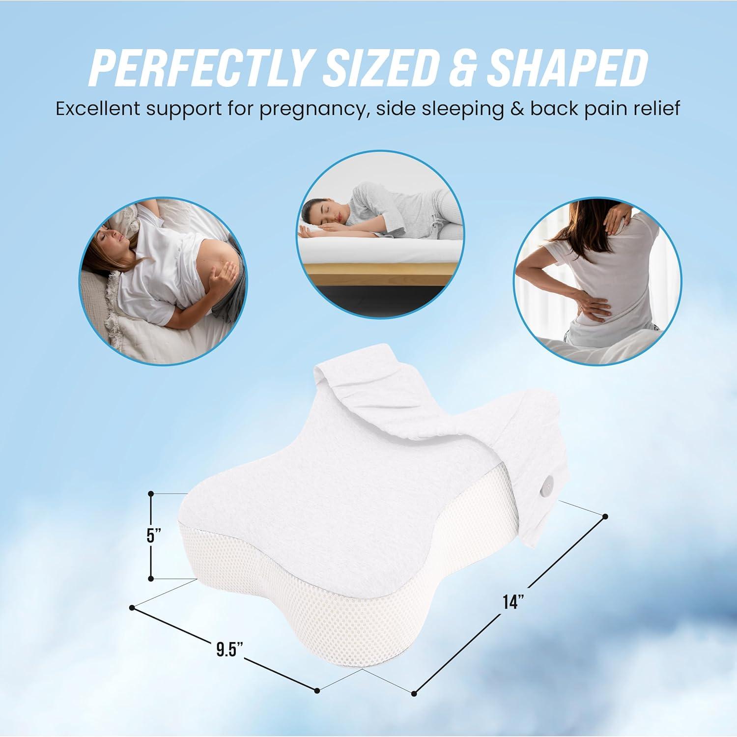 Almohada ortopédica para rodilla Lumia Wellness - Alivio ciática