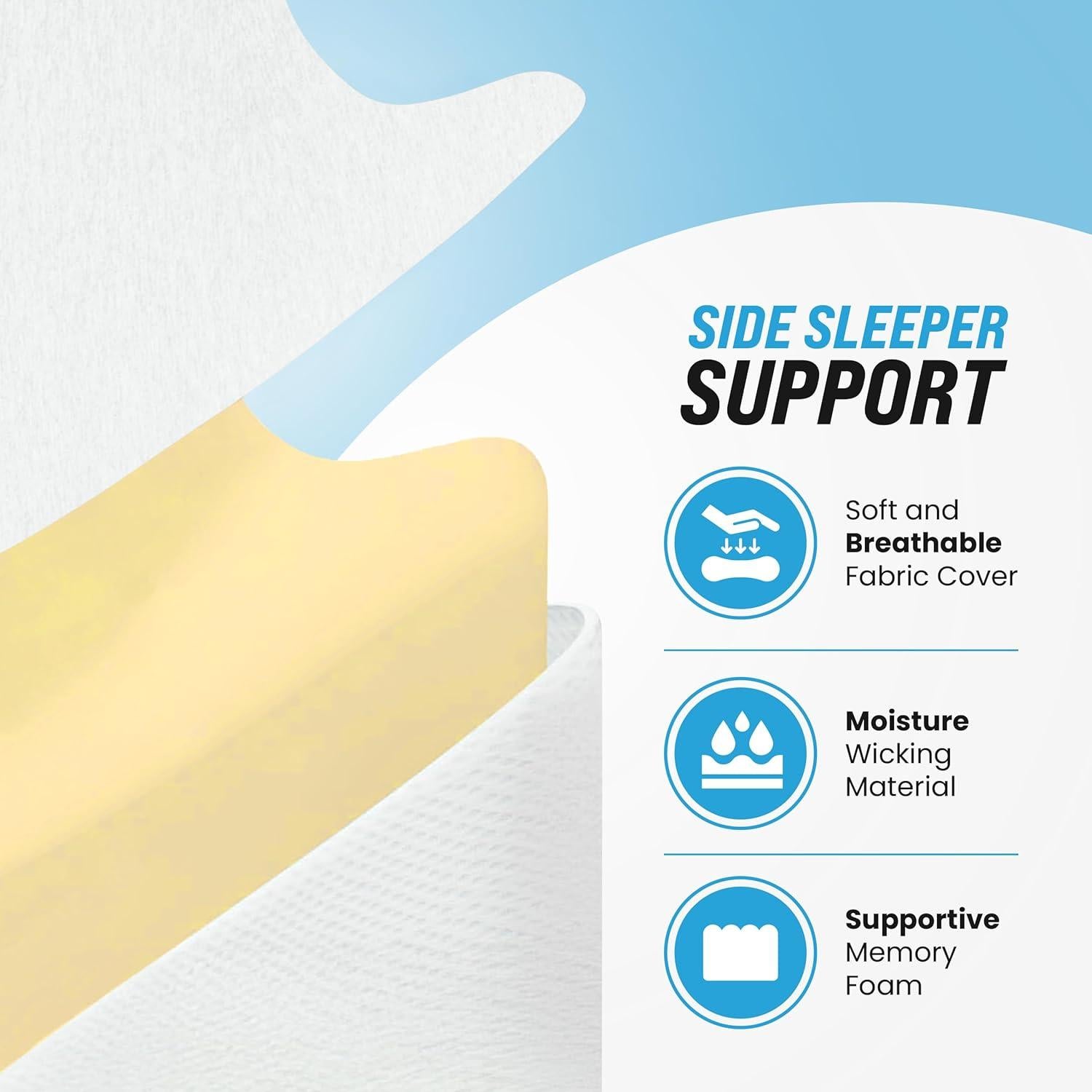 Almohada ortopédica para rodilla Lumia Wellness - Alivio ciática