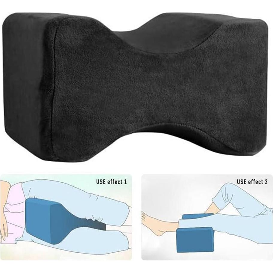 Cojín Elevador de Piernas Lifenanny Espuma Viscoelástica Negro