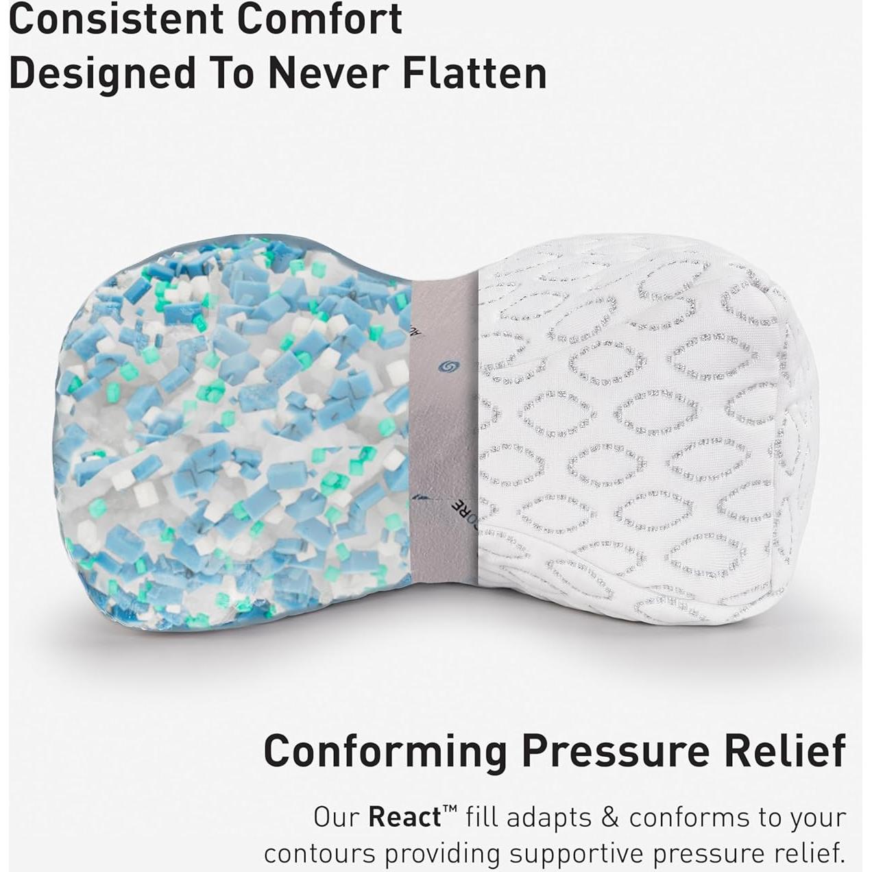 Almohada Enfriadora para Rodillas Bedgear - Ergonómica 25x20 cm