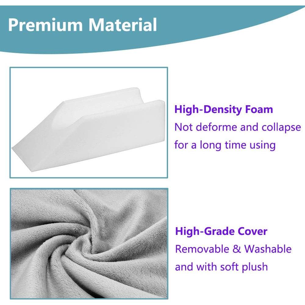 Cojín Elevador de Piernas Zelen 49x20 cm Espuma Lavable