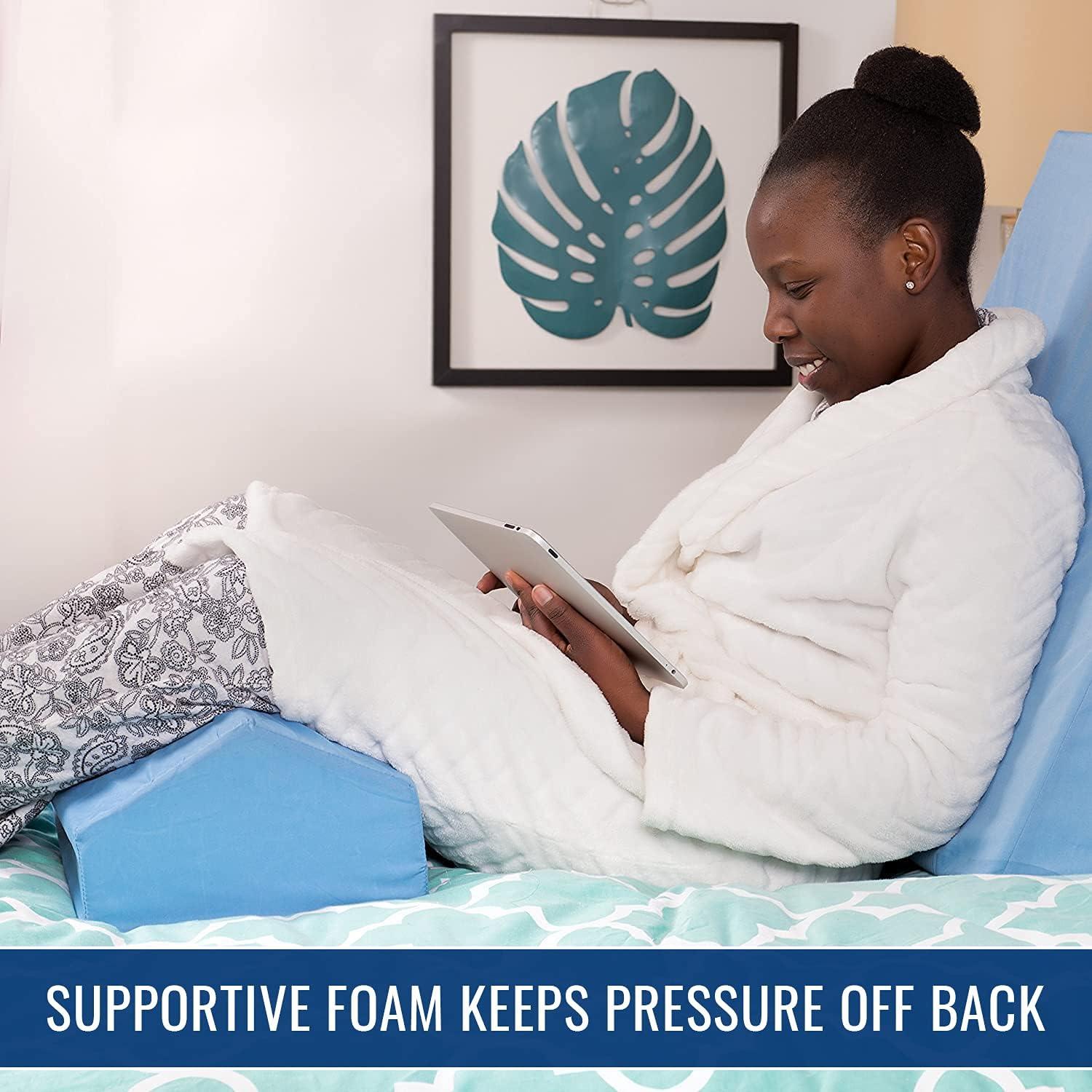 Almohada Elevadora de Piernas DMI 42x25x18 cm Azul