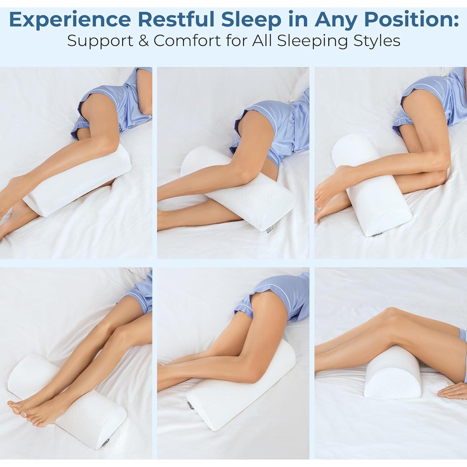 Almohada Semicircular 5 STARS UNITED Espuma de Memoria 2 Piezas