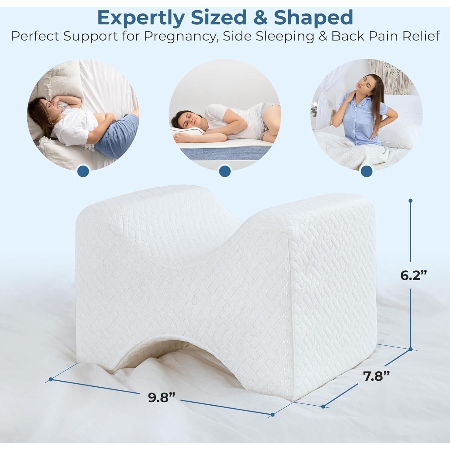 Almohada Semicircular 5 STARS UNITED Espuma de Memoria 2 Piezas