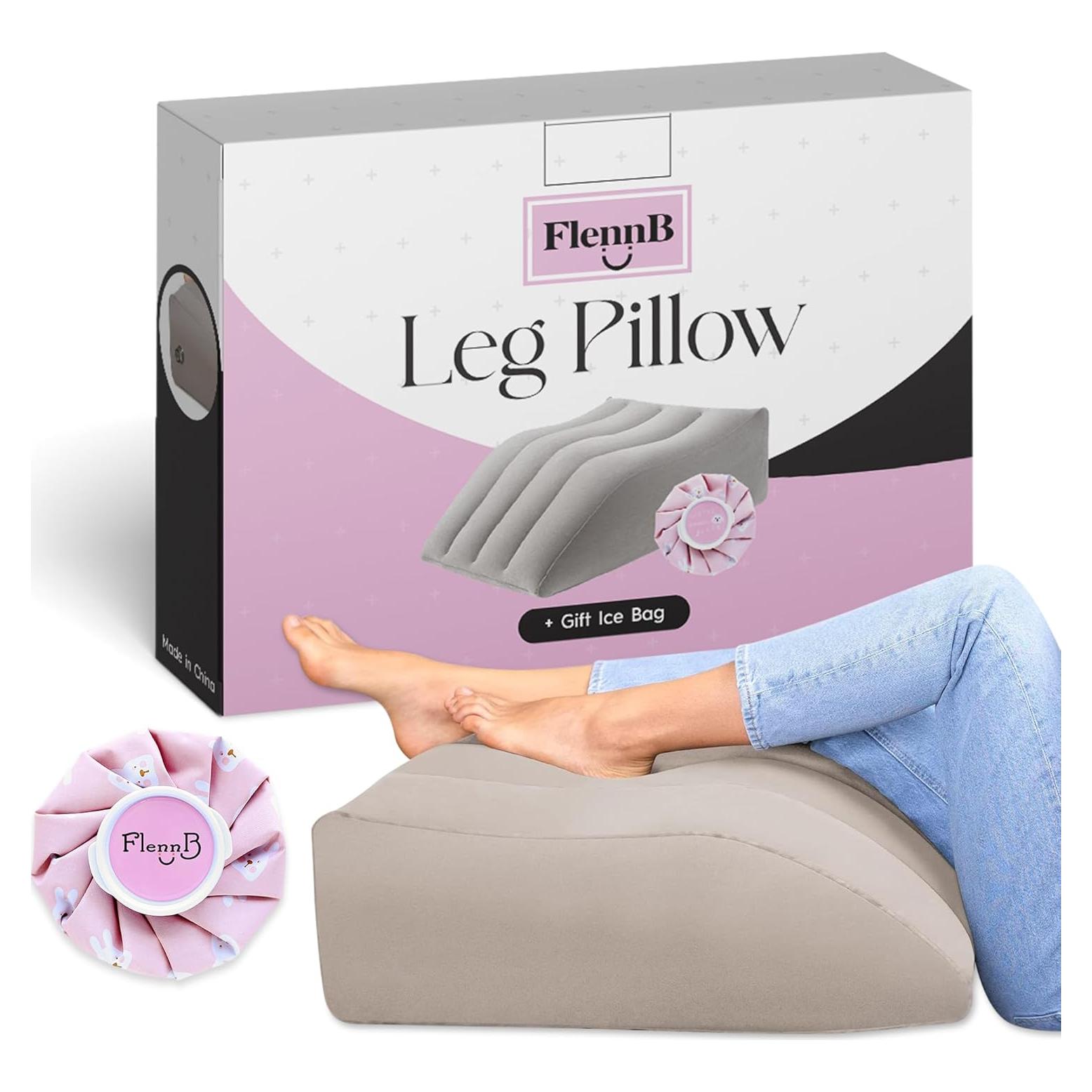 Cojín inflable para piernas FlennB 30x22 cm gris