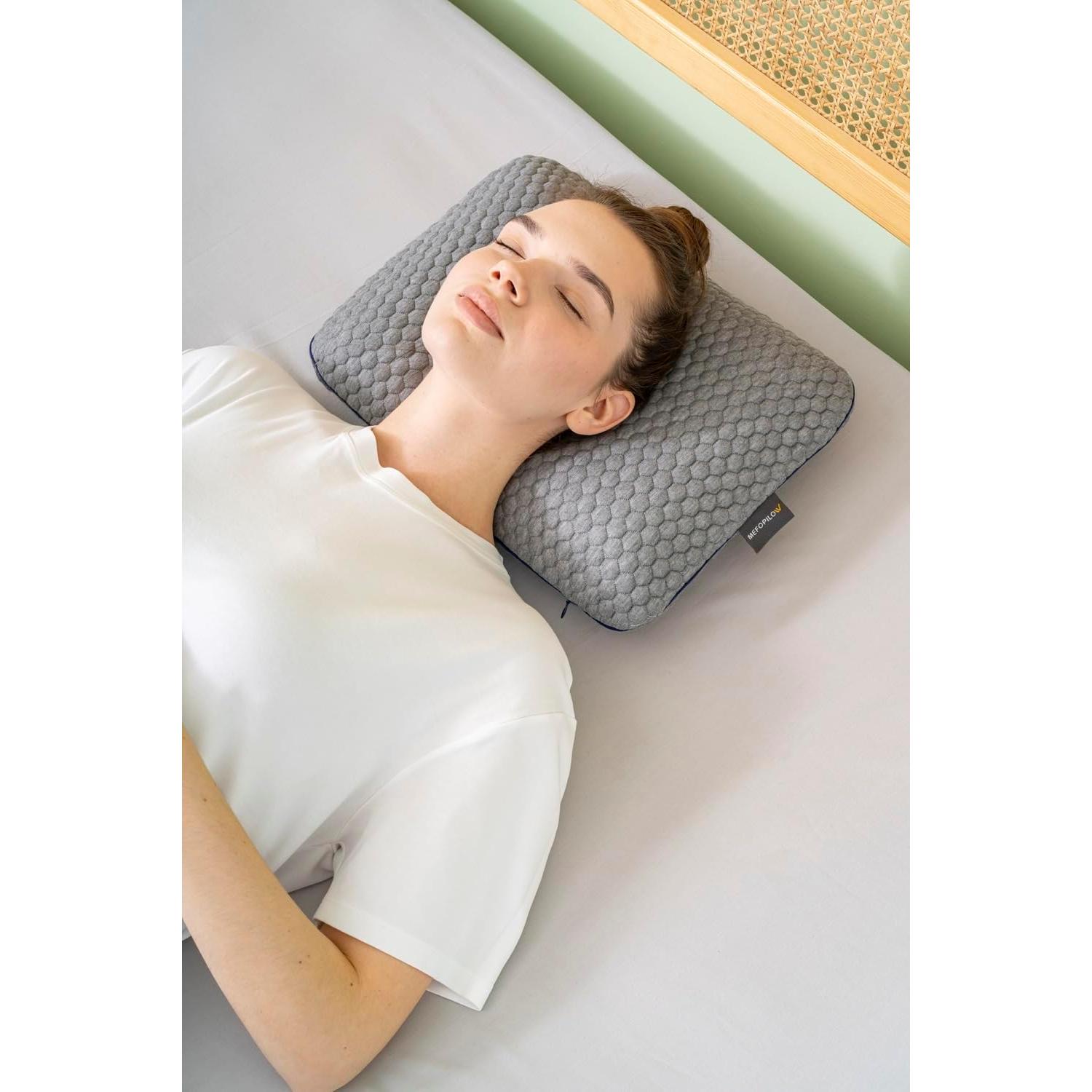 Almohada de Espuma de Memoria MEFOPILO para Viajar 40x30 cm