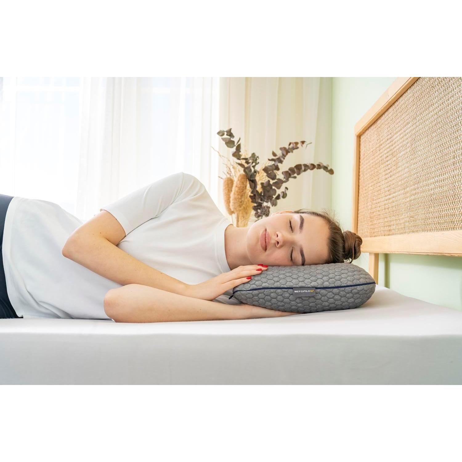 Almohada de Espuma de Memoria MEFOPILO para Viajar 40x30 cm