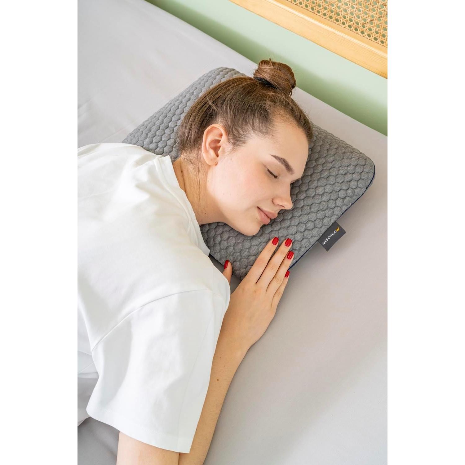 Almohada de Espuma de Memoria MEFOPILO para Viajar 40x30 cm