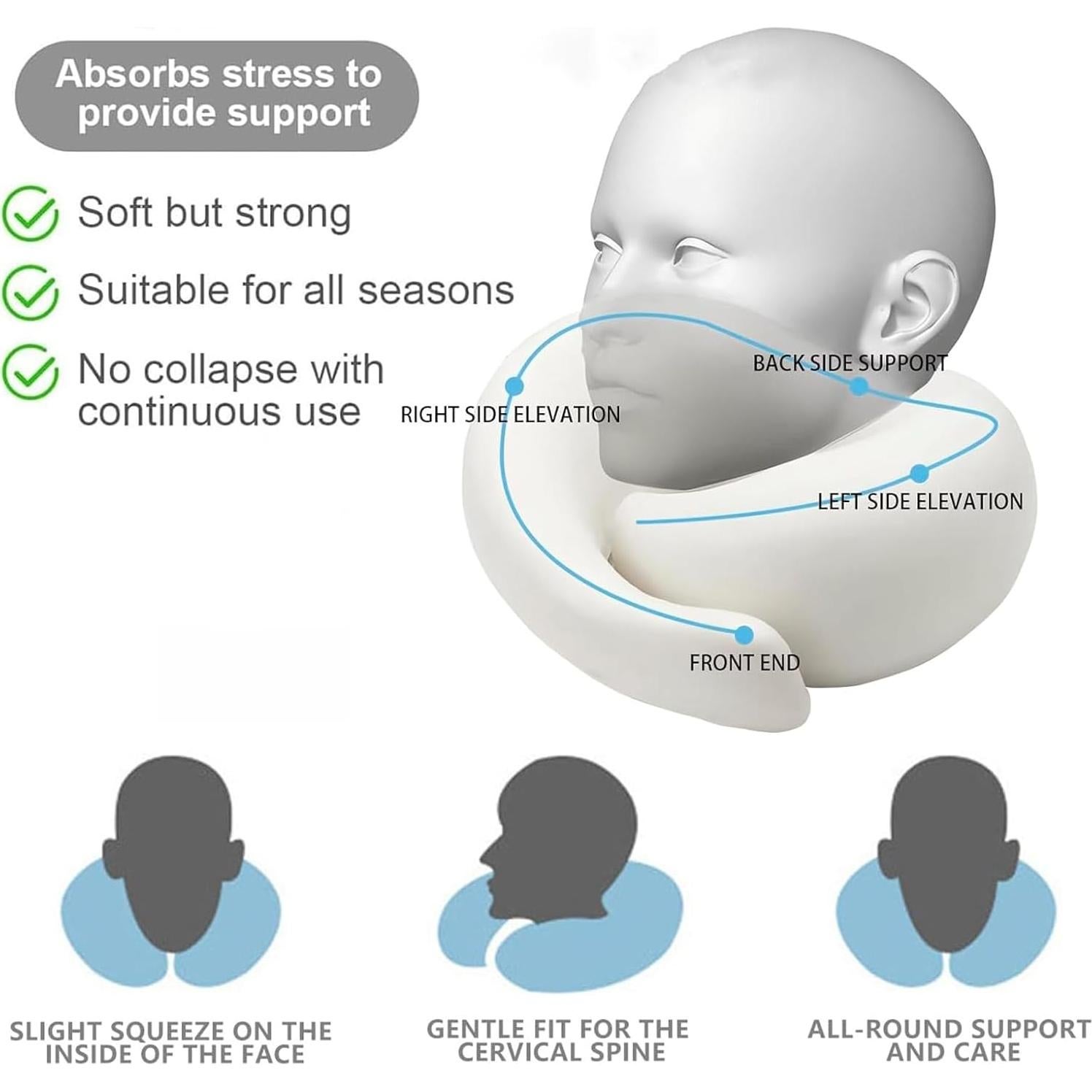Almohada de Viaje para el Cuello SZXYX Espuma de Memoria
