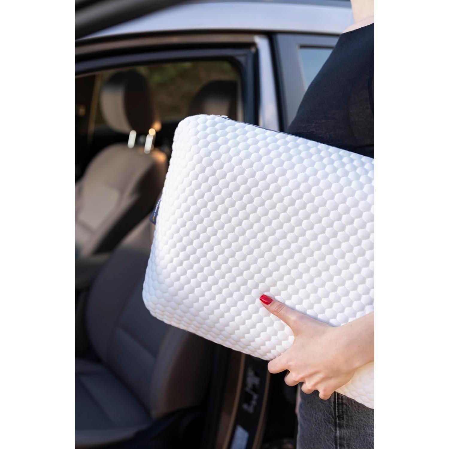 Almohada de Espuma de Memoria MEFOPILO para Viajar 40x30 cm