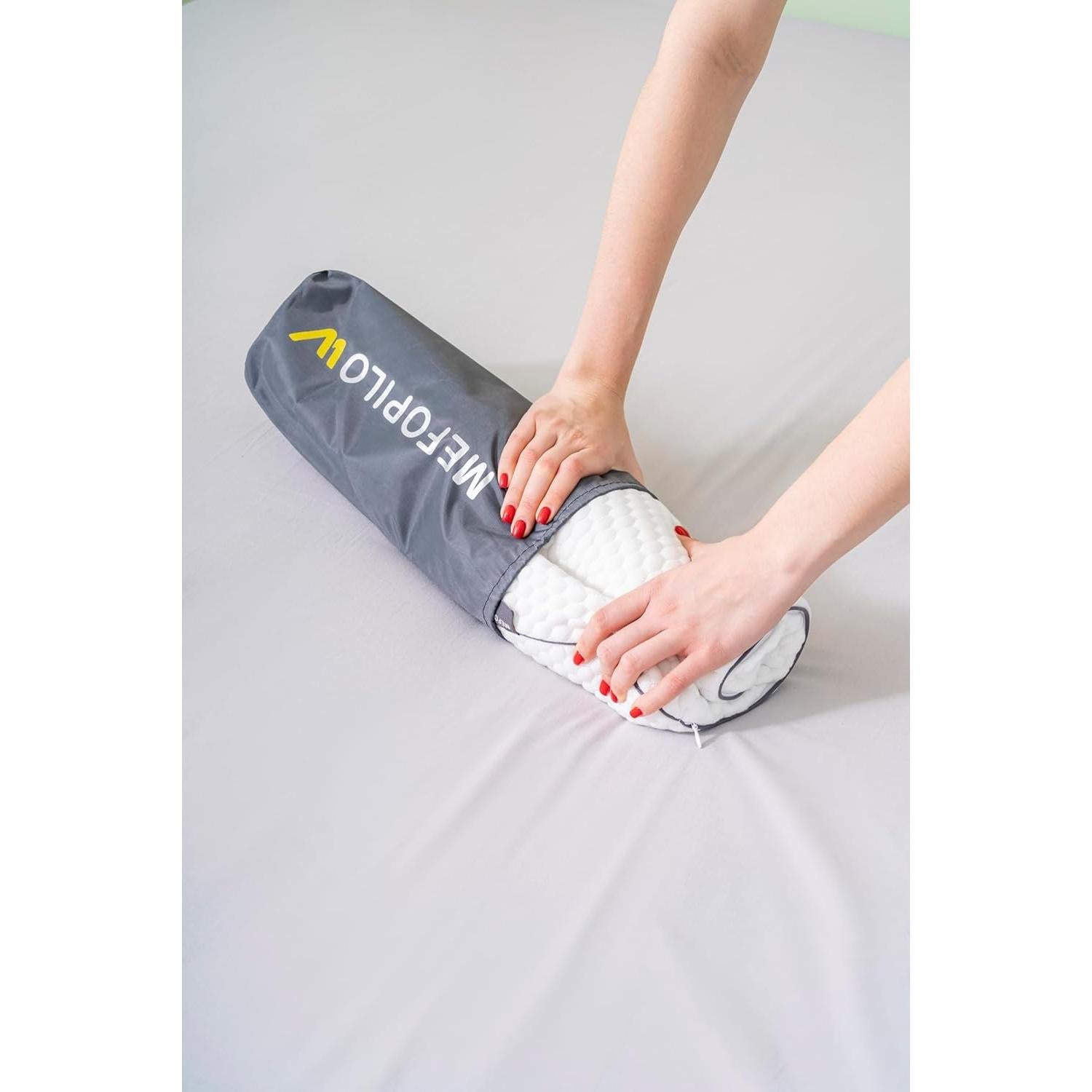 Almohada de Espuma de Memoria MEFOPILO para Viajar 40x30 cm