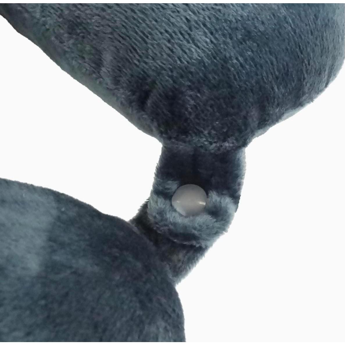 Almohada de Cuello Microfibra Wolf Essentials Carbón