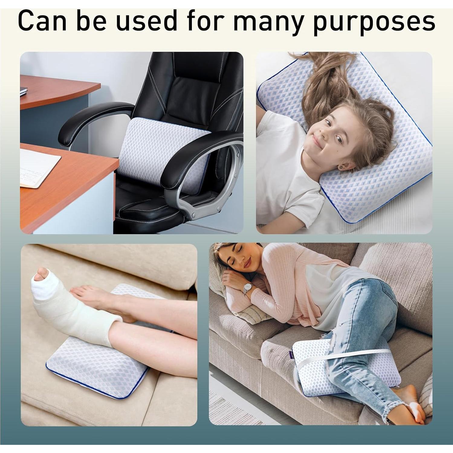 Almohada de Espuma de Memoria Fulocean para Viajes 50x30cm