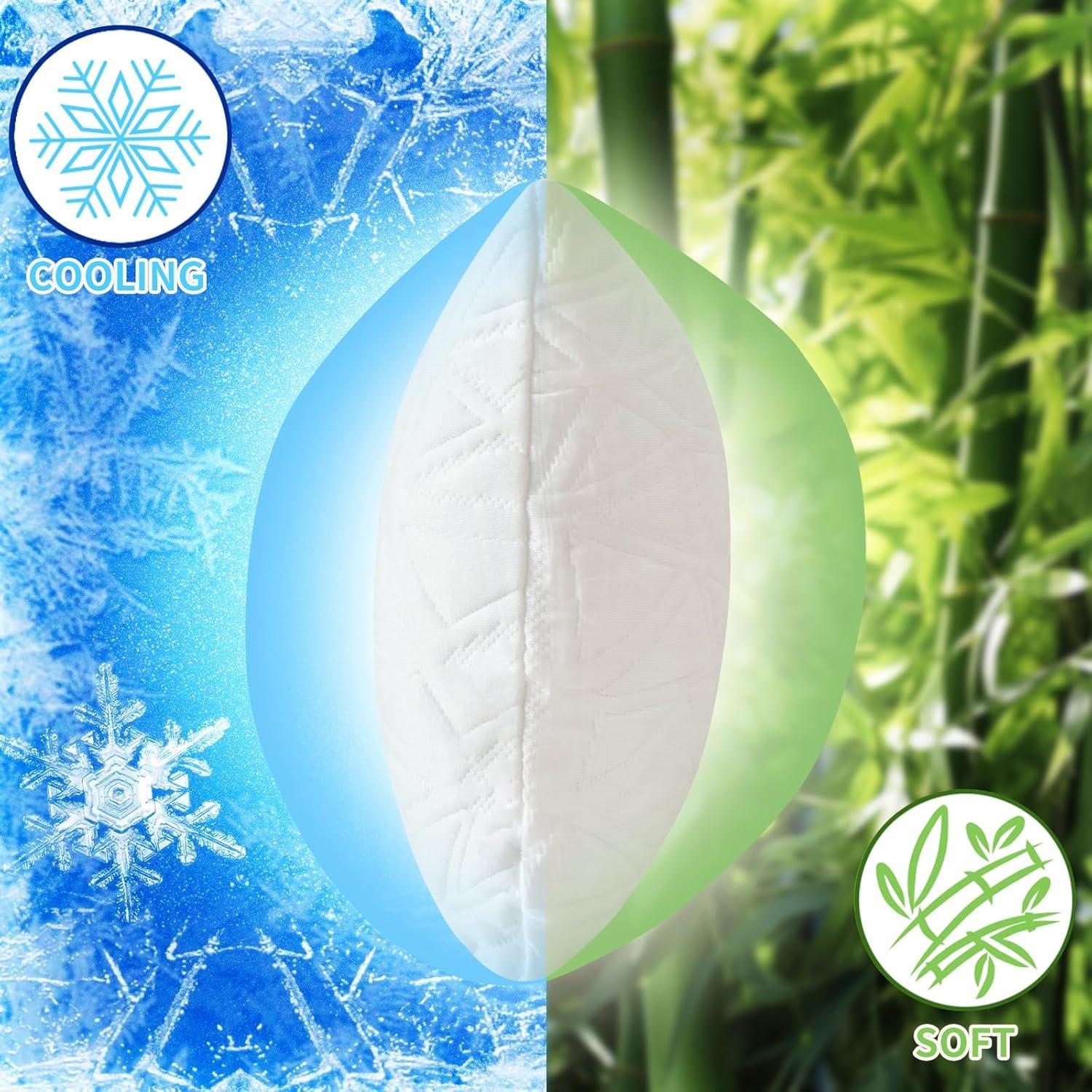 Almohada de Espuma de Memoria Furlupy 30x50 cm Ajustable