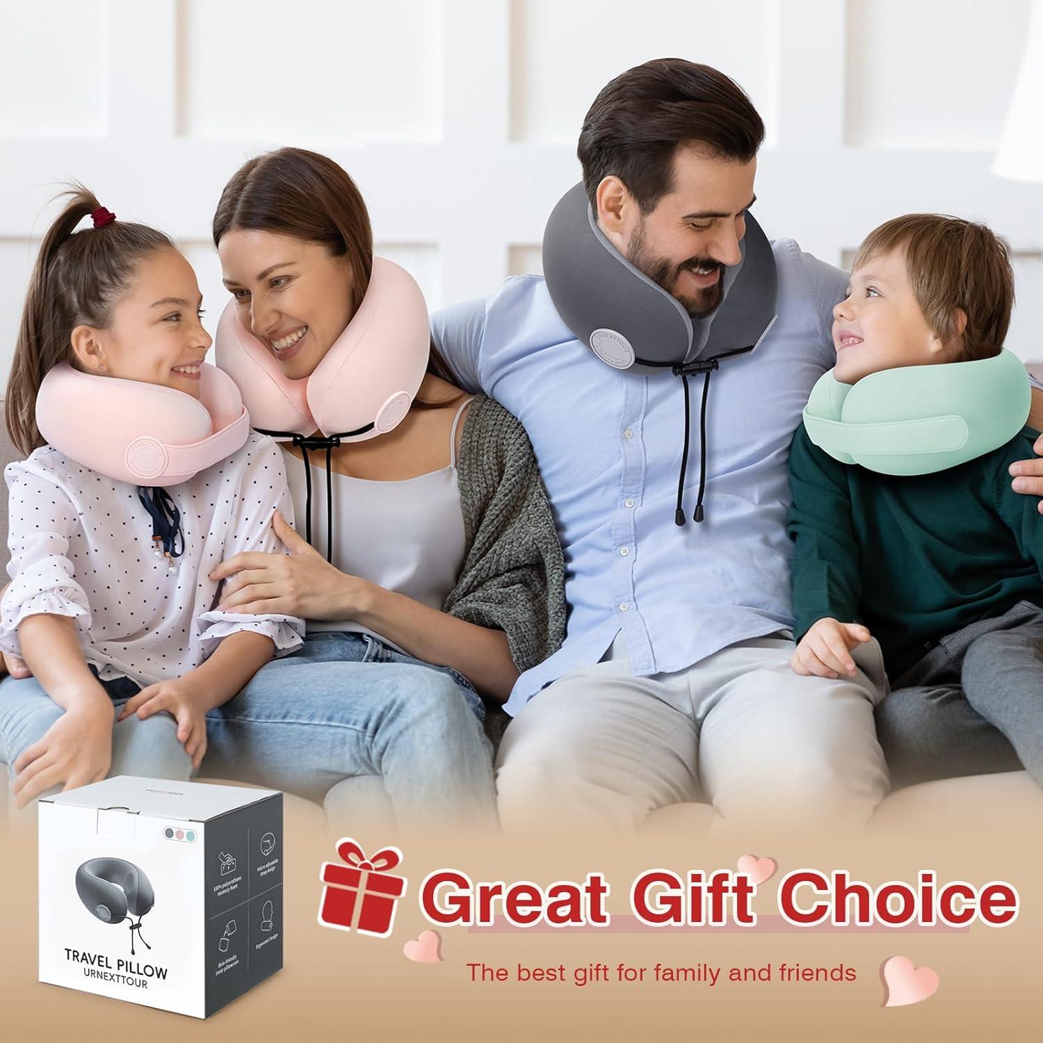 Almohada de Cuello de Viaje Urnexttour Adulto Espuma Viscoelástica