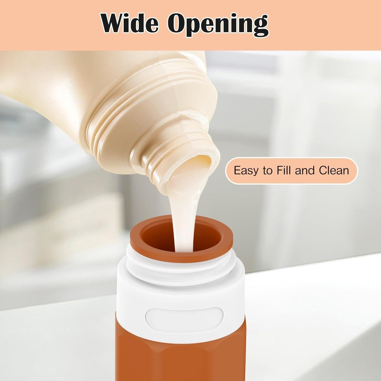 Redfly 17PCS Botellas de Viaje Silicona Aprobadas por TSA