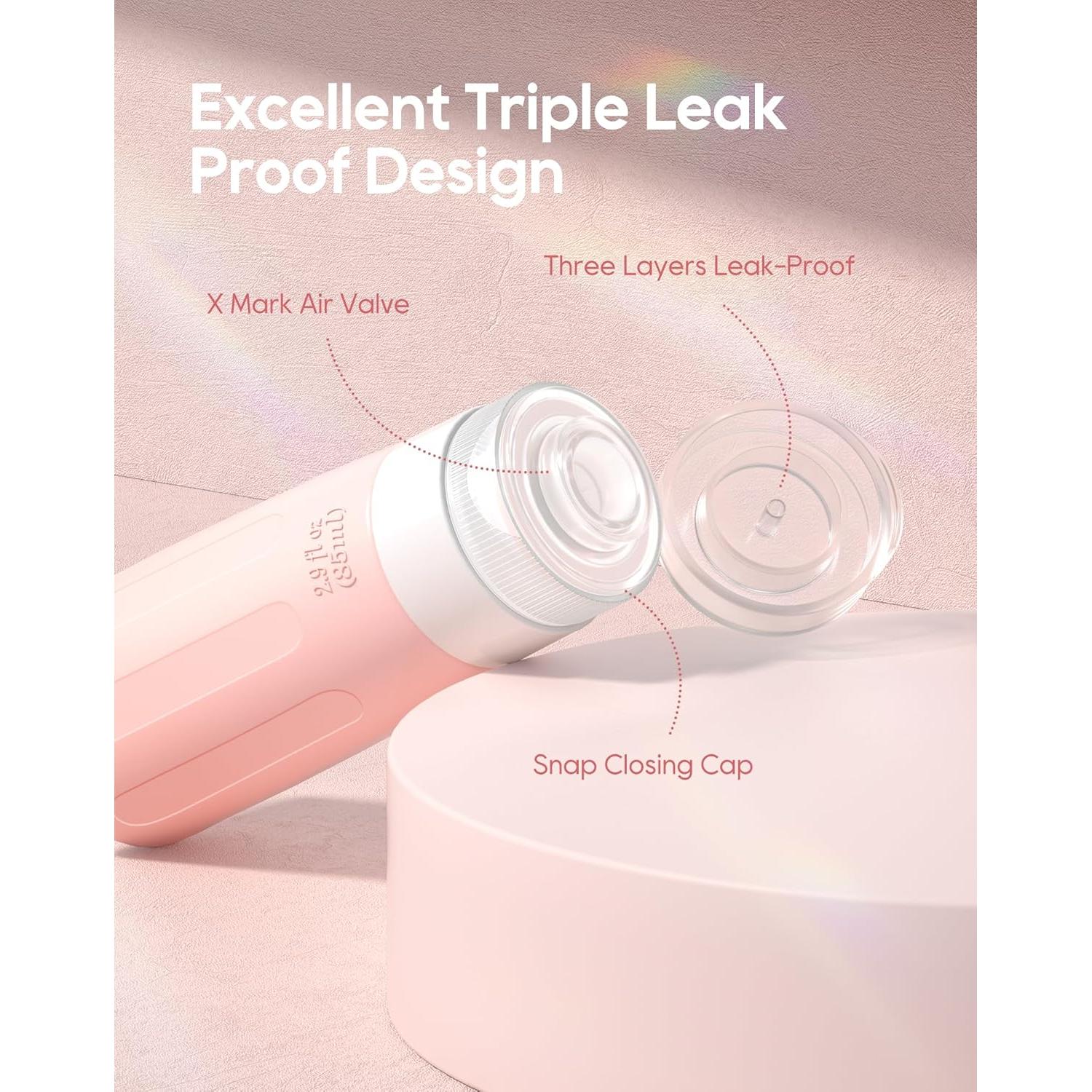 Morfone Set 16 Botellas Viaje Silicona 88ml A prueba de Fugas