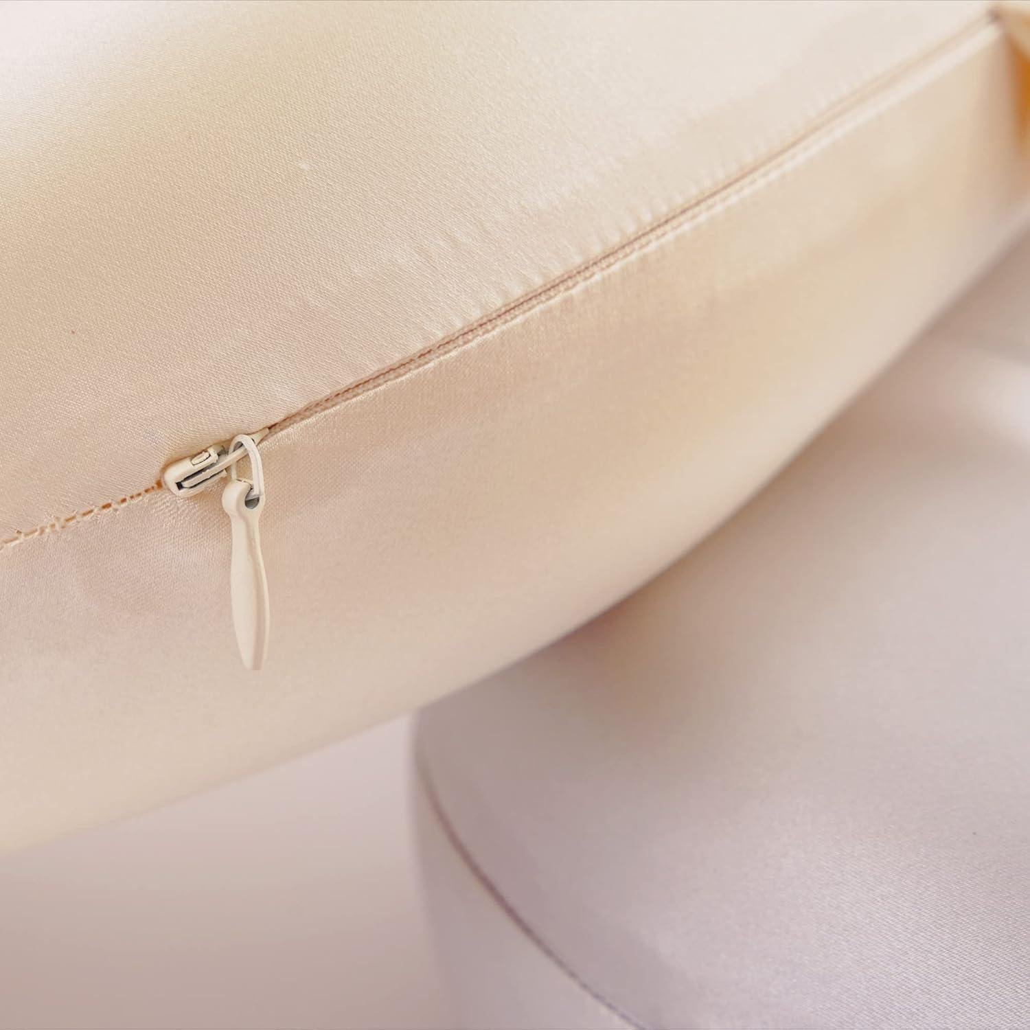 Almohada de Cuello de Seda ROSEWARD 100% 22 Momme Viaje