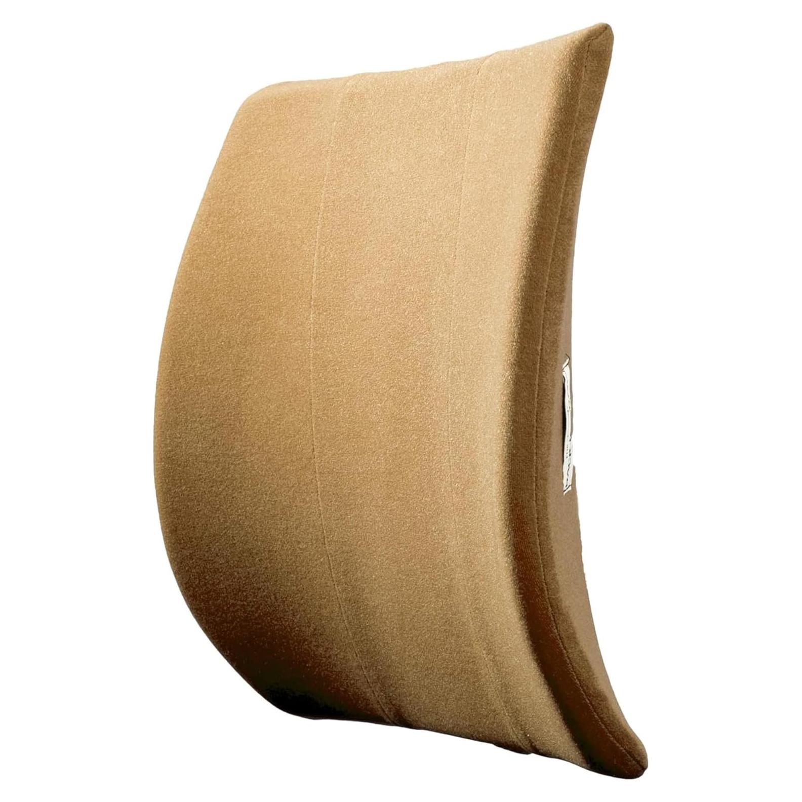 Cojín Lumbar Ergonómico Back-Huggar Beige 35.56x33.02 cm