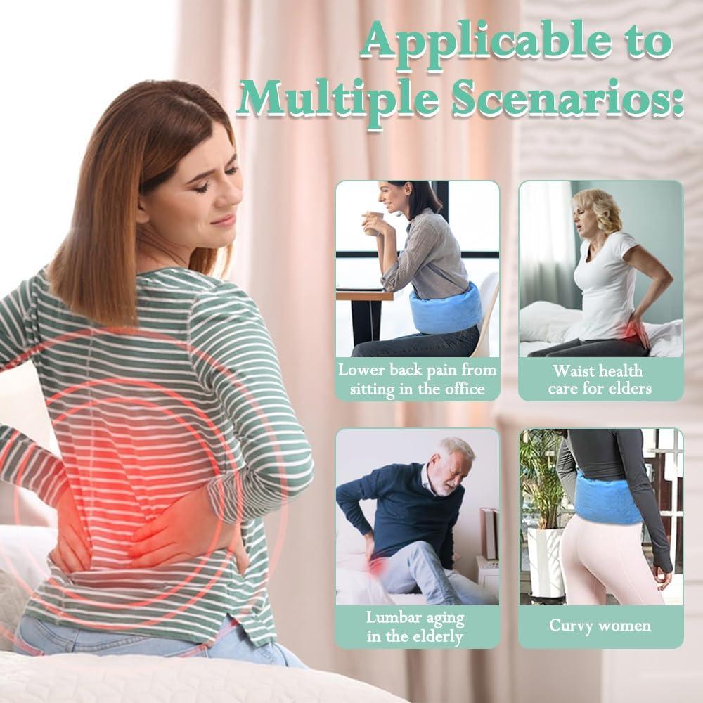 Almohada Lumbar KAVIL Ajustable para Alivio de Espalda