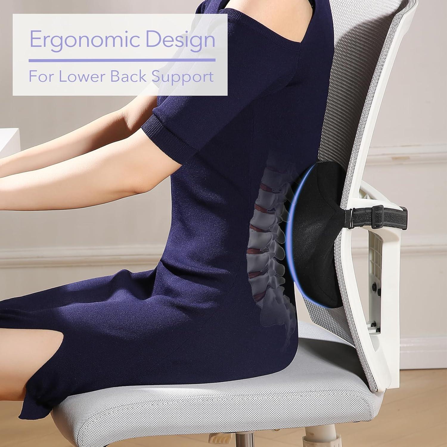 Almohada Lumbar Ergonómica MXPOLY para Espalda Baja