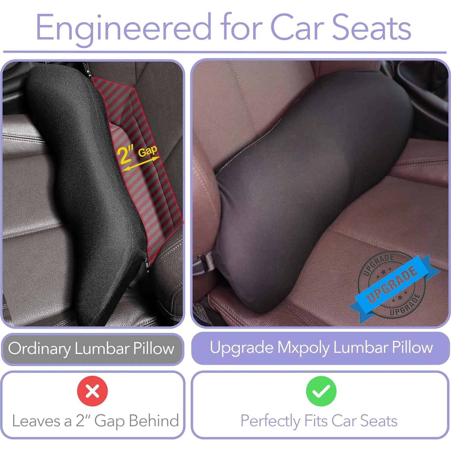 Almohada Lumbar Ergonómica MXPOLY para Espalda Baja