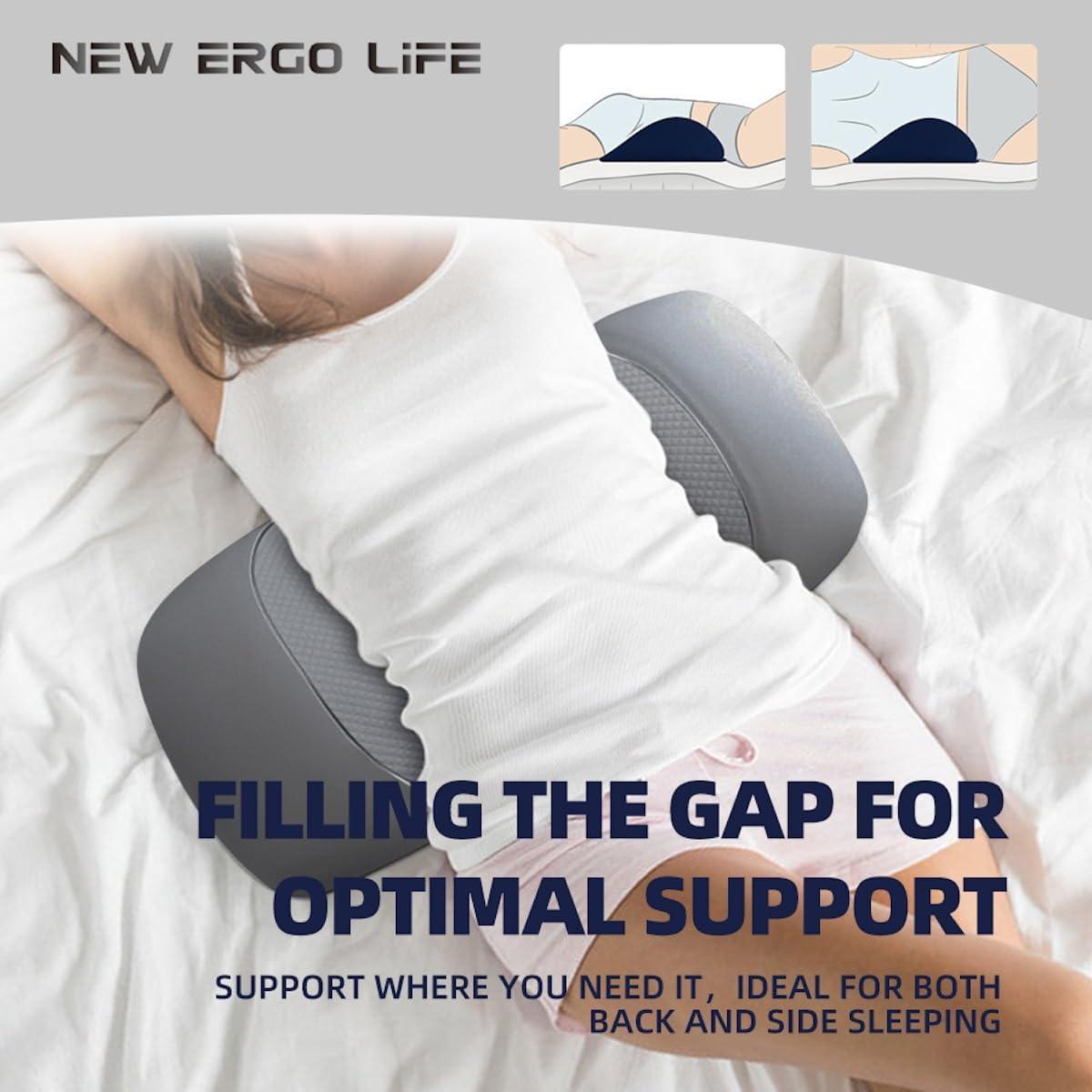 Cojín Lumbar New Ergo Life Espuma Viscoelástica 55x26cm