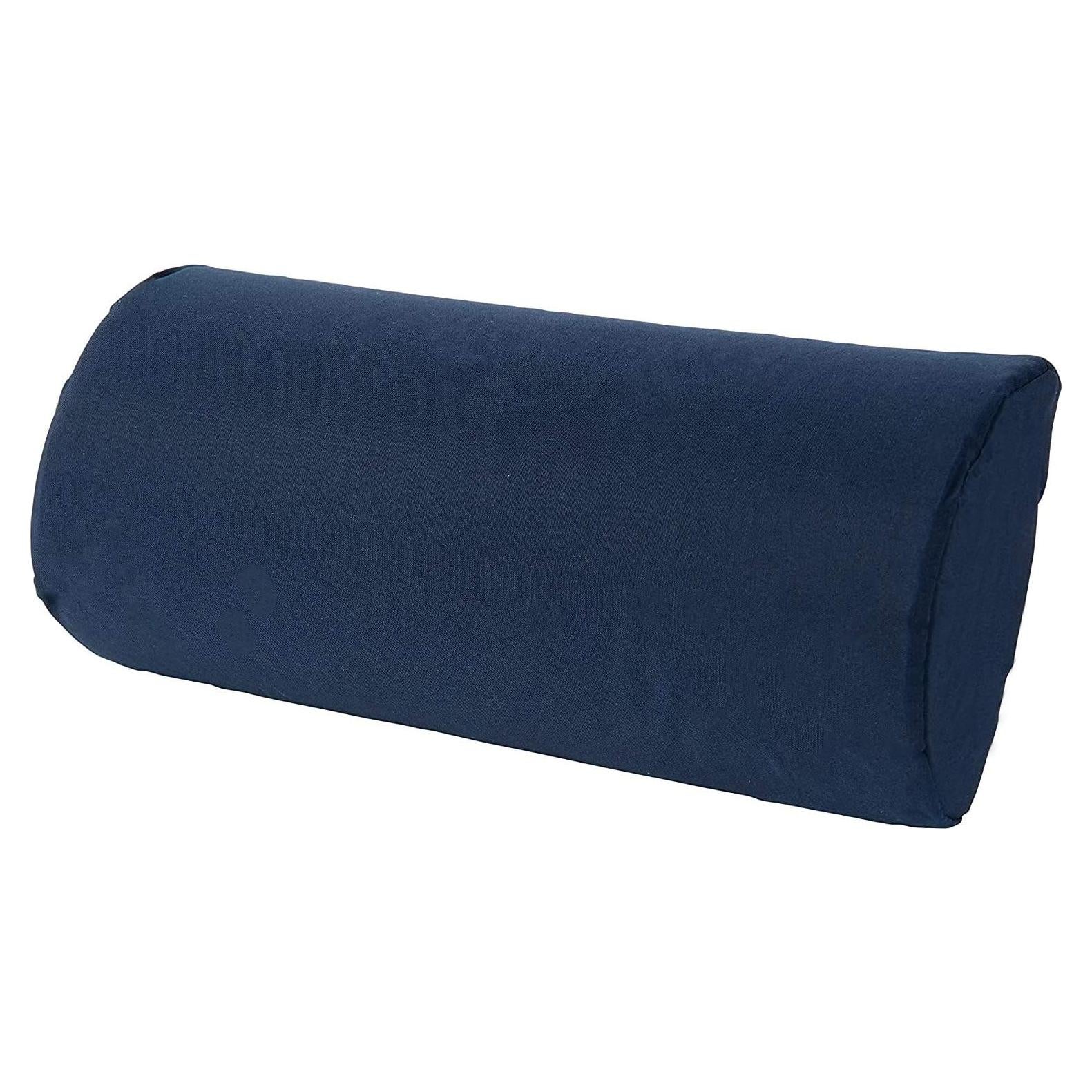 Cojín Lumbar DMI Soporte Espalda Media Luna Azul Marino
