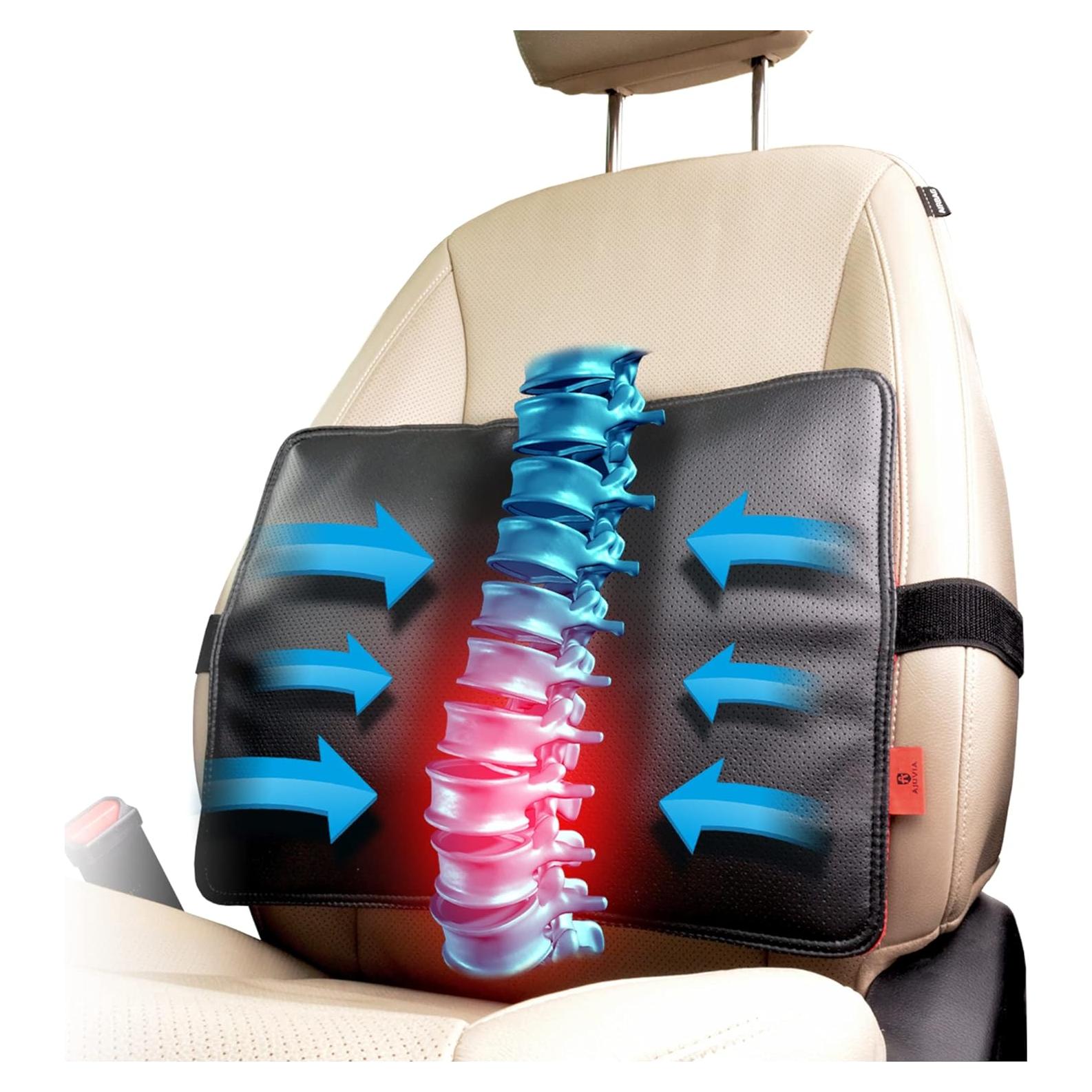 Almohada Lumbar AJUVIA Ergonómica 43x29 cm Alivio Dolor